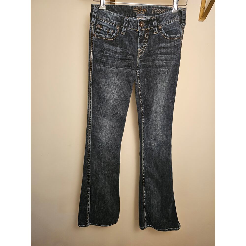 Silver Frances Women's Dark Wash Bootcut Jeans - Dark Blue